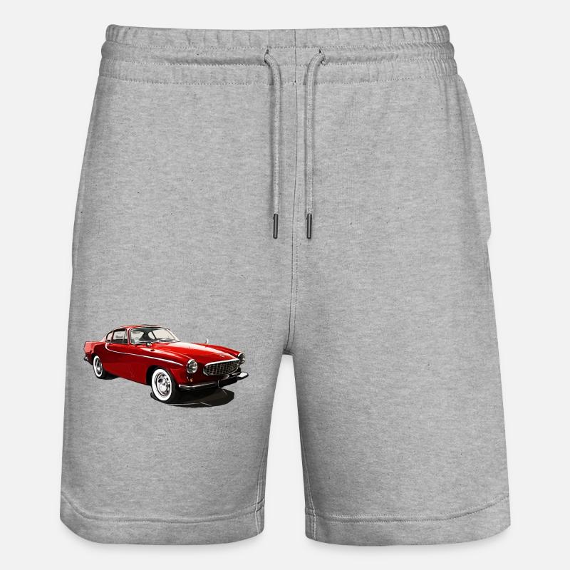 Oldtimer P1800 - Stanley/Stella Unisex Bio Joggingshorts Trainer  - Grau meliert
