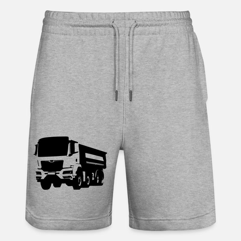Trucker Life Chauffeur de camion - Short de jogging bio TRAINER Stanley/Stella unisexe - gris chiné
