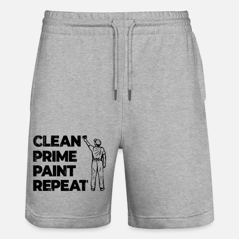 Flux de travail Painter - Short de jogging bio TRAINER Stanley/Stella unisexe - gris chiné