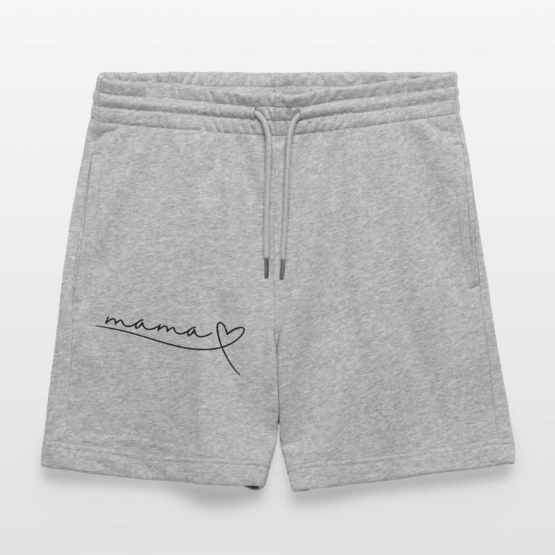 Mama/Mutter Geschenk, Muttertag, Geburtstag, Herz Stanley/Stella Unisex Bio Joggingshorts Trainer 