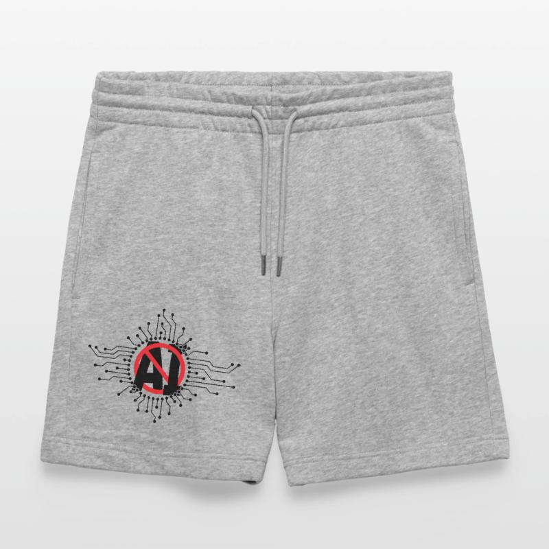 Stop, don't use artificial intelligence, AI. Stanley/Stella Trainer Unisex Organic Jogging Shorts