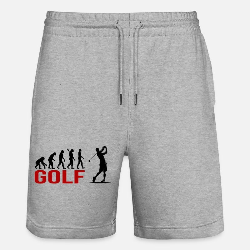 Evolution Golfsport - Stanley/Stella Unisex Bio Joggingshorts Trainer  - Grau meliert
