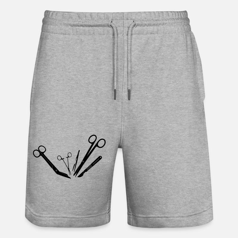 Operation tools - Stanley/Stella Trainer Unisex Organic Jogging Shorts - heather grey