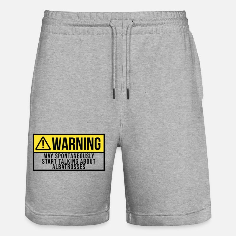 albatros - Short de jogging bio TRAINER Stanley/Stella unisexe - gris chiné