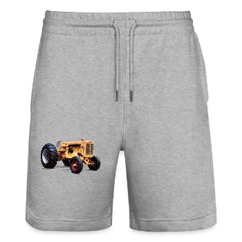 Minneapolis Traktor G-Serie - Stanley/Stella Unisex Bio Joggingshorts Trainer  - Grau meliert - Vorne - Nik (191cm) & Marisol (170cm)