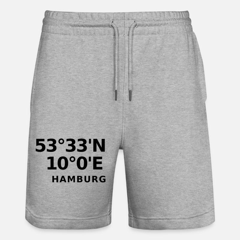 Hambourg - Short de jogging bio TRAINER Stanley/Stella unisexe - gris chiné