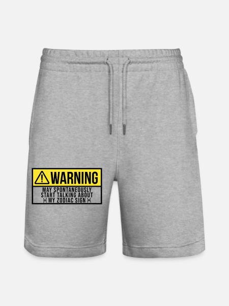 Pisces Pisces Pisces - Stanley/Stella Trainer Unisex Organic Jogging Shorts - heather grey