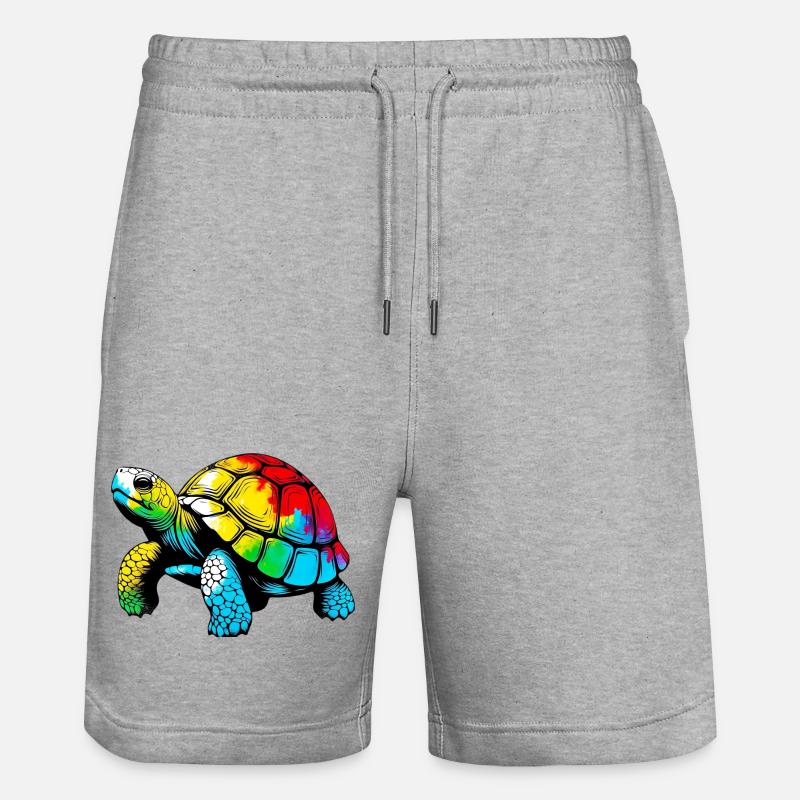 Tortue - Short de jogging bio TRAINER Stanley/Stella unisexe - gris chiné