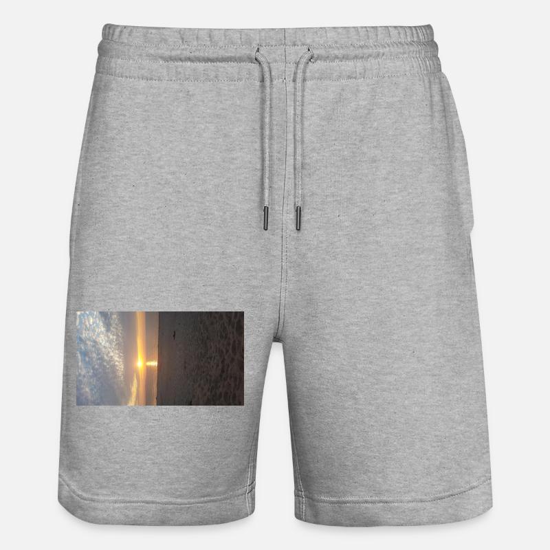 JensJensen - Stanley/Stella Unisex Bio Joggingshorts Trainer  - Grau meliert