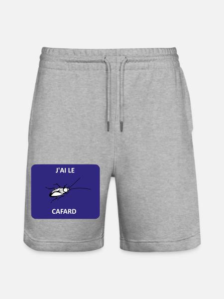 I'm feeling downhill - Stanley/Stella Trainer Unisex Organic Jogging Shorts - heather grey