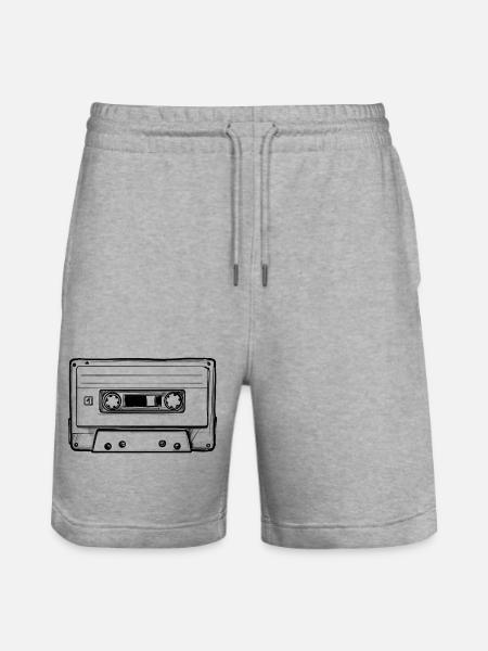 Mixtape Old School - Short de jogging bio TRAINER Stanley/Stella unisexe - gris chiné