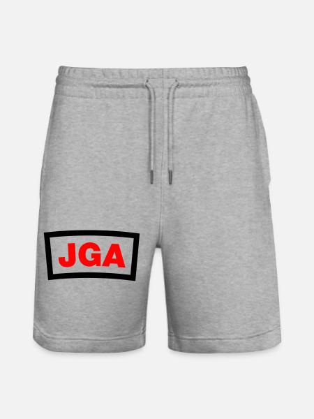 Bachelor Party - Stanley/Stella Trainer Unisex Organic Jogging Shorts - heather grey