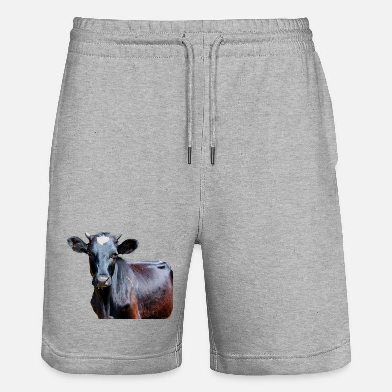 Vache - Short de jogging bio TRAINER Stanley/Stella unisexe - gris chiné