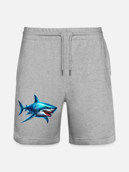 Requin - Short de jogging bio TRAINER Stanley/Stella unisexe - gris chiné