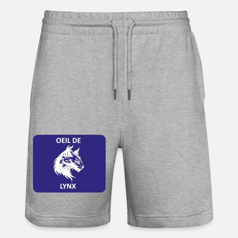 Oeil de lynx - Short de jogging bio TRAINER Stanley/Stella unisexe - gris chiné