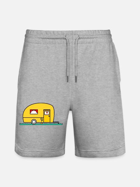 MISTRESS. MASTER. TEACHER. SCHOOL - Stanley/Stella Trainer Unisex Organic Jogging Shorts - heather grey