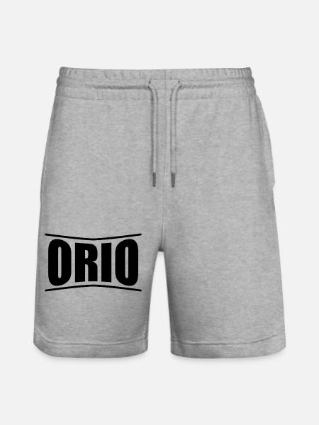 Orio t-shirt t-shirt gift idea - Stanley/Stella Trainer Unisex Organic Jogging Shorts - heather grey