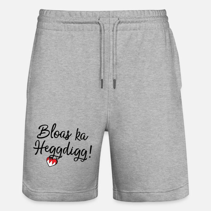Bloas ka Heggdigg ! - Short de jogging bio TRAINER Stanley/Stella unisexe - gris chiné