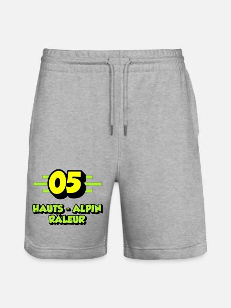 High Alpine Complainer - Stanley/Stella Trainer Unisex Organic Jogging Shorts - heather grey
