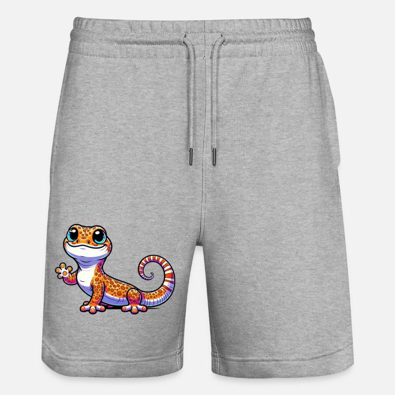 Gecko - Short de jogging bio TRAINER Stanley/Stella unisexe - gris chiné