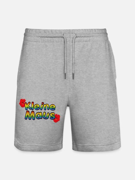 Maus - Stanley/Stella Unisex Bio Joggingshorts Trainer - Grau meliert