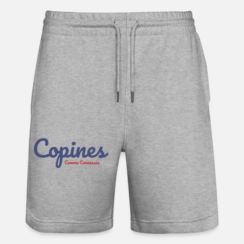 copines comme connasses - Short de jogging bio TRAINER Stanley/Stella unisexe - gris chiné
