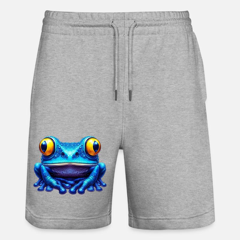 Frosch - Stanley/Stella Unisex Bio Joggingshorts Trainer  - Grau meliert