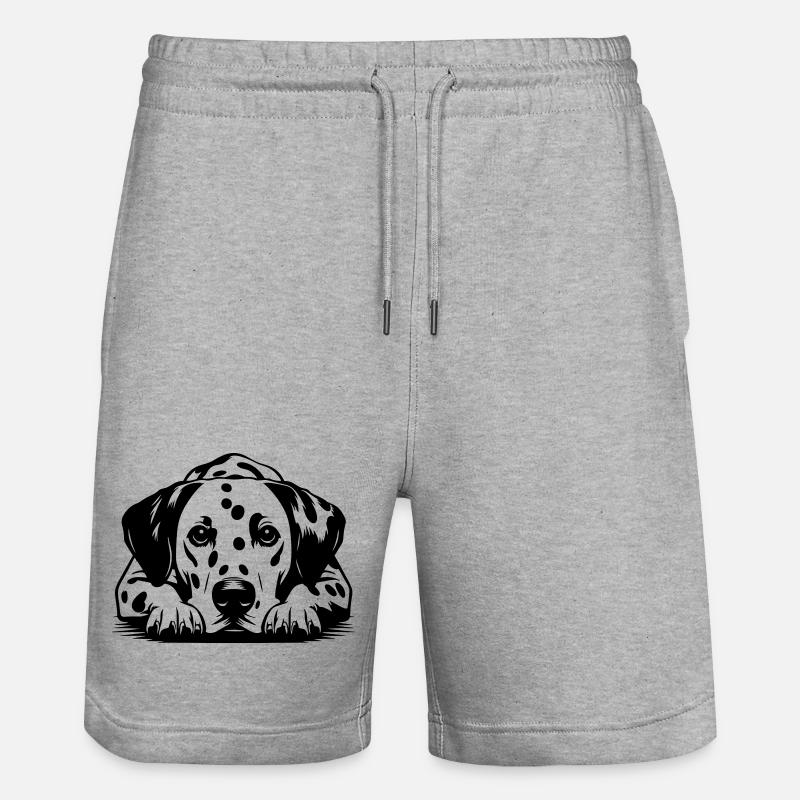 Dalmate - Short de jogging bio TRAINER Stanley/Stella unisexe - gris chiné