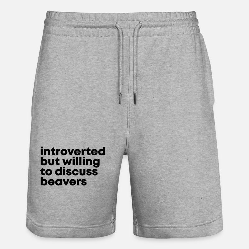 Castor - Short de jogging bio TRAINER Stanley/Stella unisexe - gris chiné