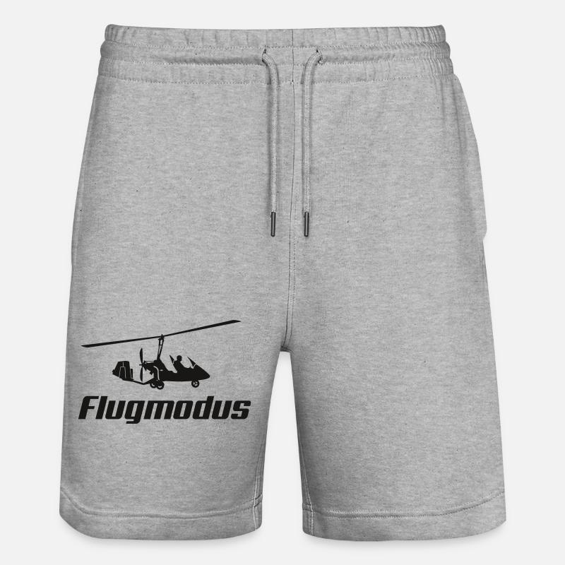 Mode de vol du gyrocoptère - Short de jogging bio TRAINER Stanley/Stella unisexe - gris chiné