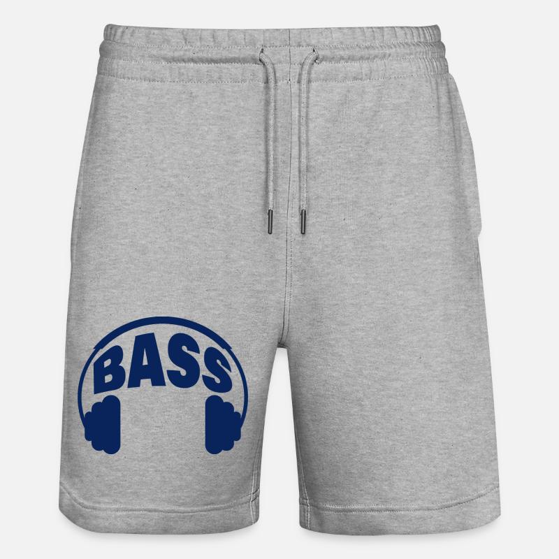 BASSE - Short de jogging bio TRAINER Stanley/Stella unisexe - gris chiné