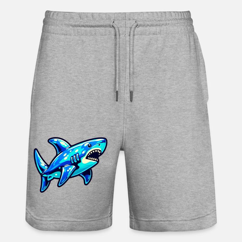 Requin - Short de jogging bio TRAINER Stanley/Stella unisexe - gris chiné