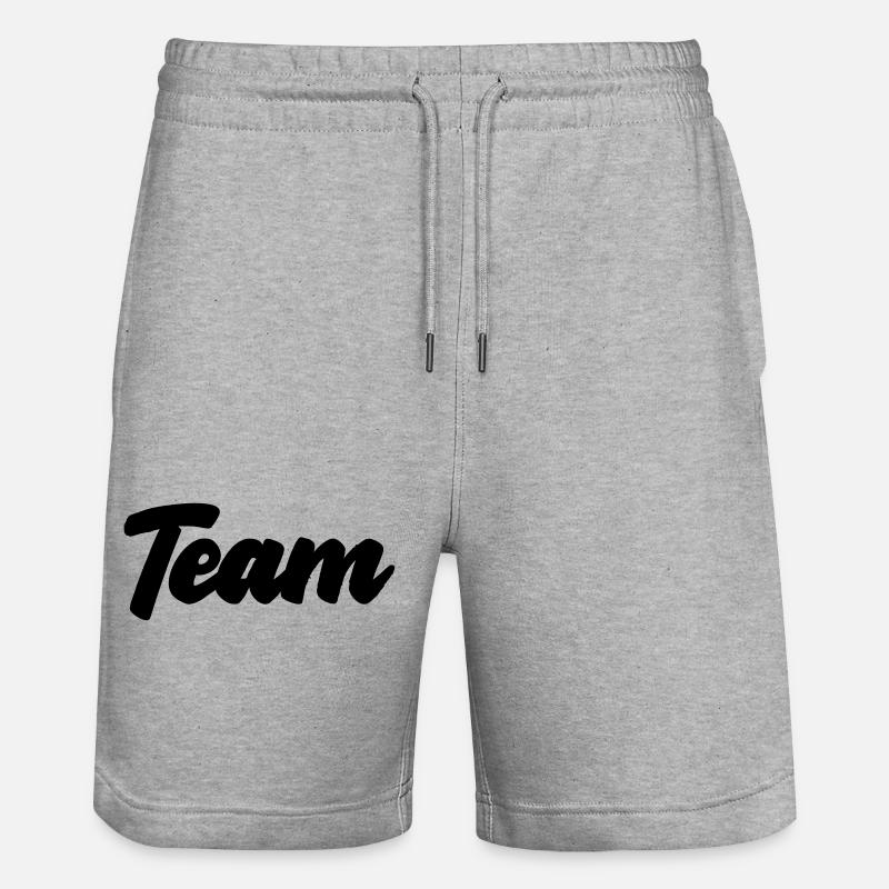 équipe - Short de jogging bio TRAINER Stanley/Stella unisexe - gris chiné