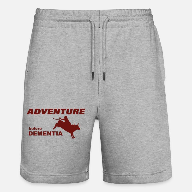 RODÉO AVENTURE - Short de jogging bio TRAINER Stanley/Stella unisexe - gris chiné