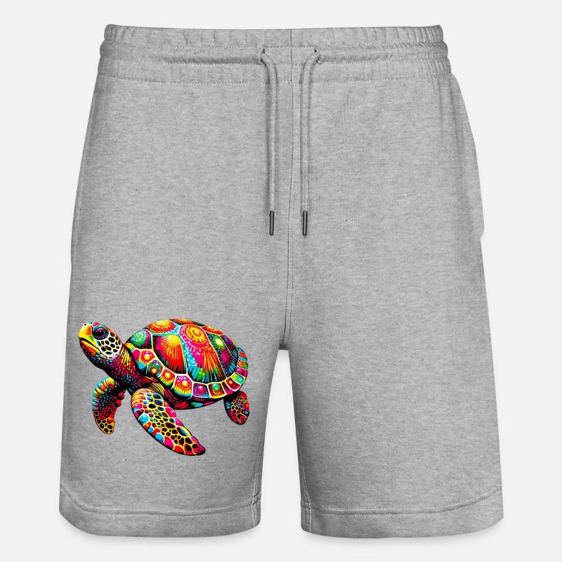 Tortue - Short de jogging bio TRAINER Stanley/Stella unisexe - gris chiné