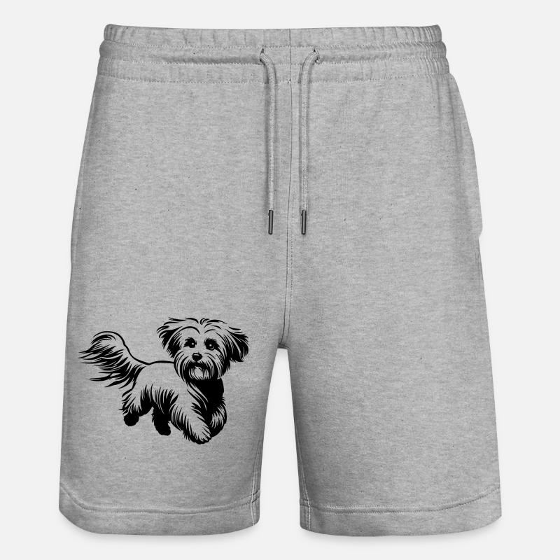 Maltais - Short de jogging bio TRAINER Stanley/Stella unisexe - gris chiné