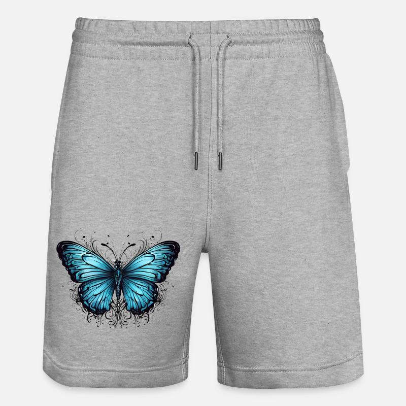 Papillon - Short de jogging bio TRAINER Stanley/Stella unisexe - gris chiné