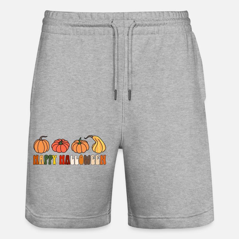 Joyeux halloween - Short de jogging bio TRAINER Stanley/Stella unisexe - gris chiné