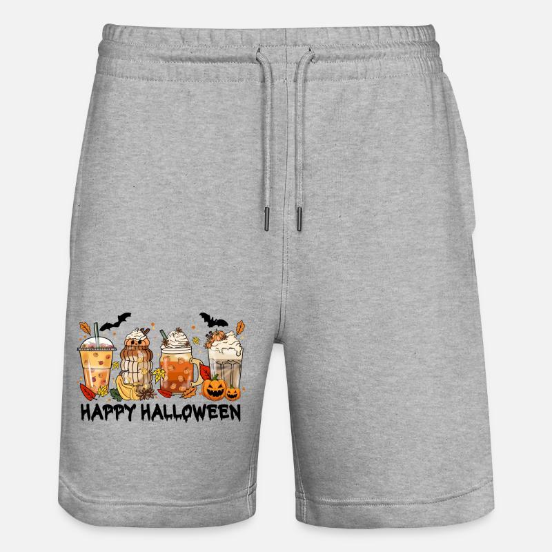Halloween - Short de jogging bio TRAINER Stanley/Stella unisexe - gris chiné