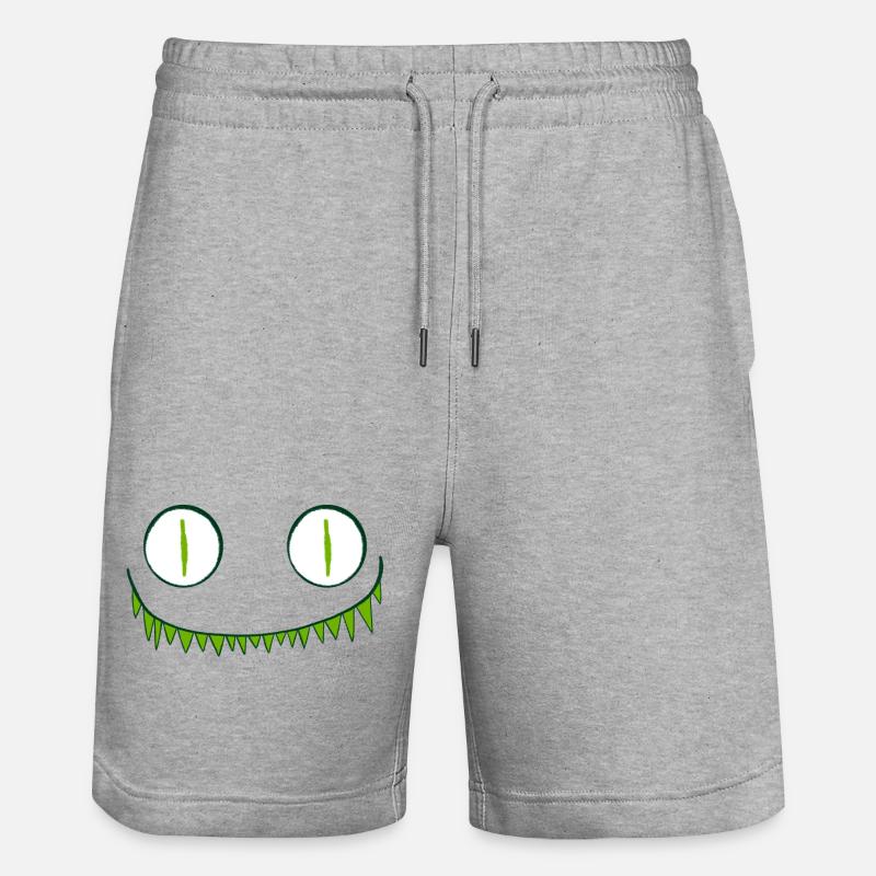 Yeux monstrueux - Short de jogging bio TRAINER Stanley/Stella unisexe - gris chiné