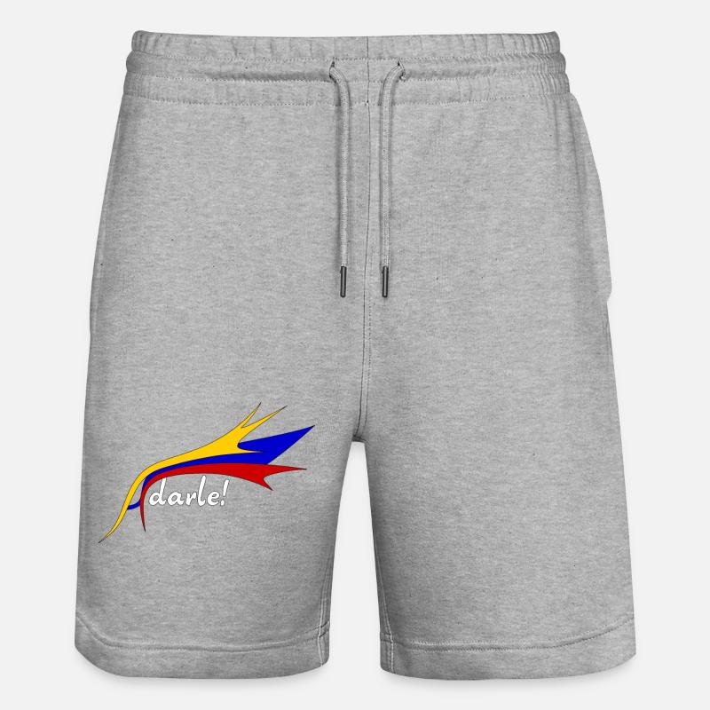 Logo Adarle! - Short de jogging bio TRAINER Stanley/Stella unisexe - gris chiné