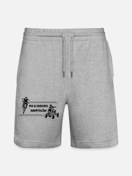 EnduroNamysłów MX&EnduroNamysłów Collection - Stanley/Stella Trainer Unisex Organic Jogging Shorts - heather grey