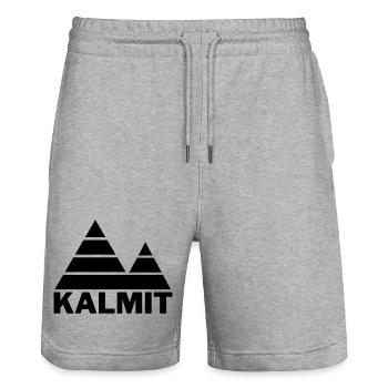 Bergland - Stanley/Stella Unisex Bio Joggingshorts Trainer  - Grau meliert - Vorne - Nik (191cm) & Marisol (170cm)