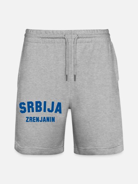 ZRENJANIN, Serbie, Serbie - Short de jogging bio TRAINER Stanley/Stella unisexe - gris chiné