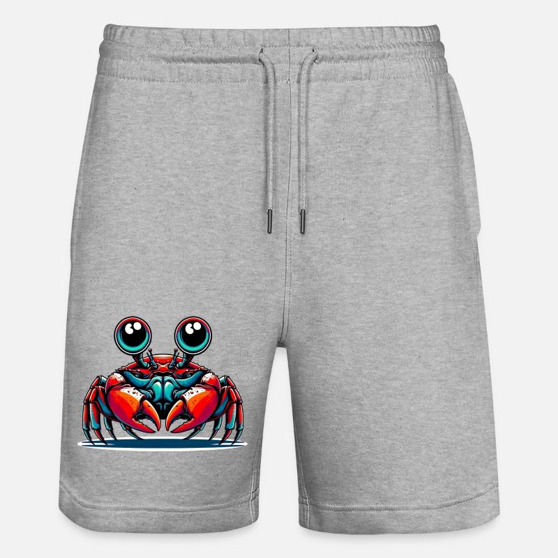 Crabe - Short de jogging bio TRAINER Stanley/Stella unisexe - gris chiné