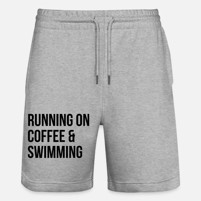 natation - Short de jogging bio TRAINER Stanley/Stella unisexe - gris chiné