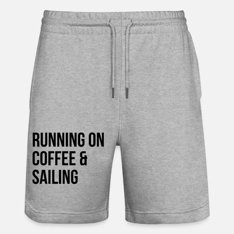 navigation - Short de jogging bio TRAINER Stanley/Stella unisexe - gris chiné