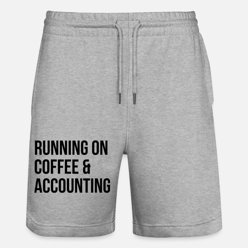 Buchhalter - Stanley/Stella Unisex Bio Joggingshorts Trainer  - Grau meliert