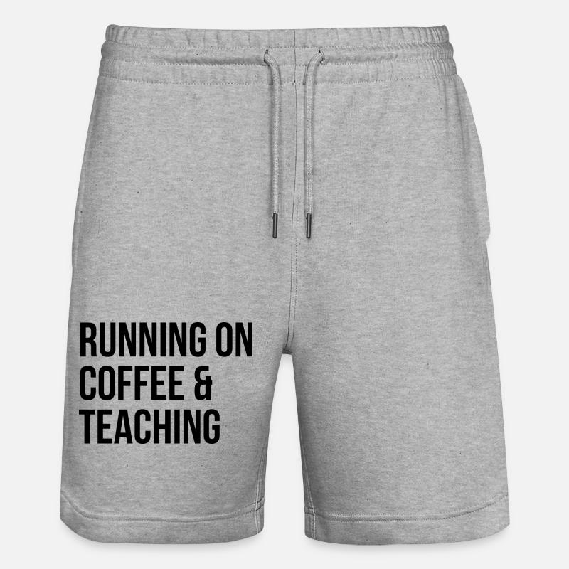 Professeur - Short de jogging bio TRAINER Stanley/Stella unisexe - gris chiné