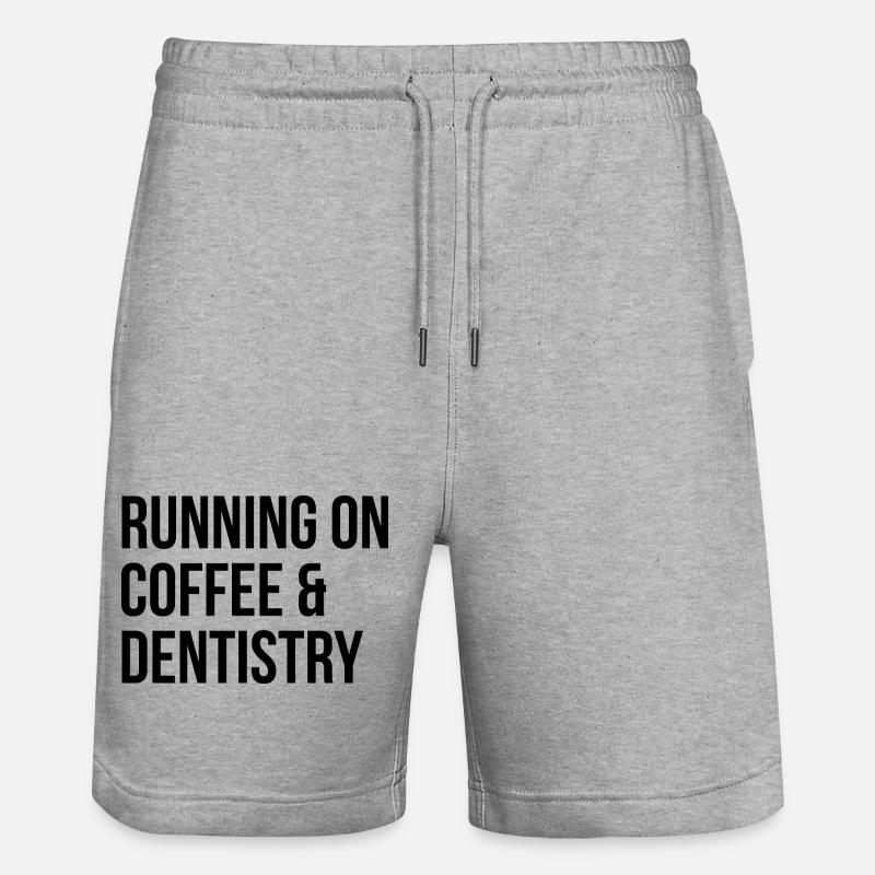 dentiste - Short de jogging bio TRAINER Stanley/Stella unisexe - gris chiné